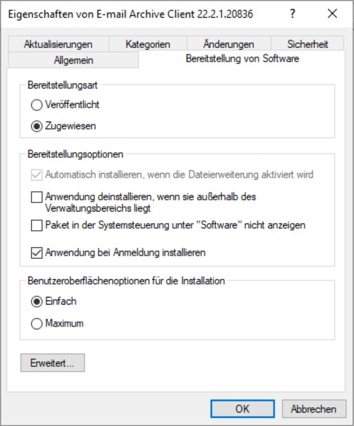 mailSAFE E-mail Archive Client